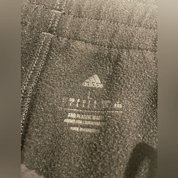 Adidas Men’s Thermal Black Sweatpants - Picture 3 of 4